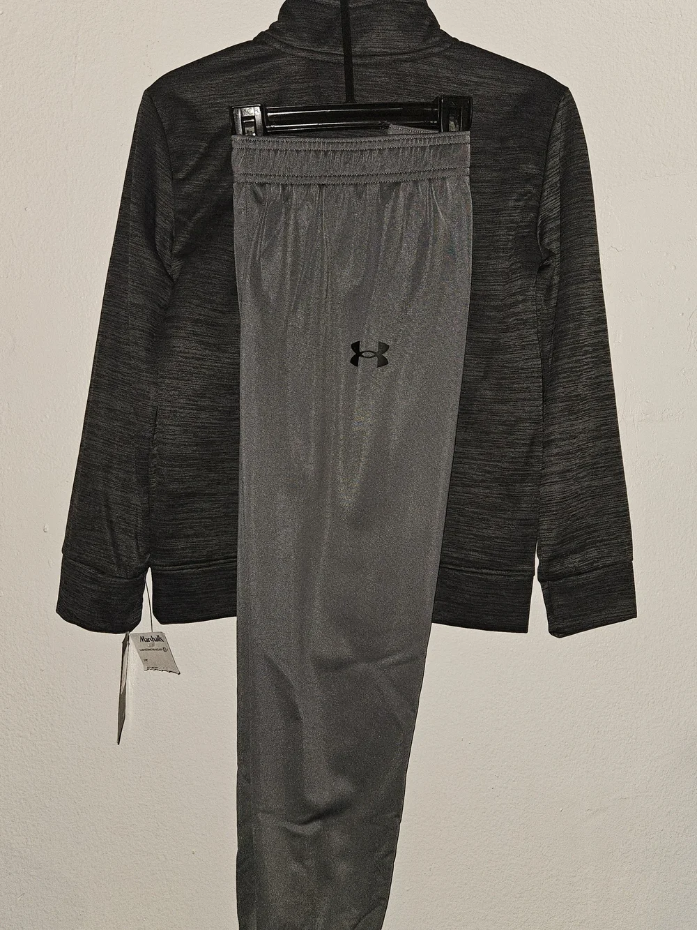 Under Armour Kids Dark Gray Heather Jogger Set